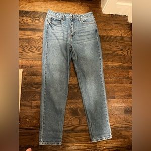 Cello High-Rise Straight Leg Jean (Size 7)